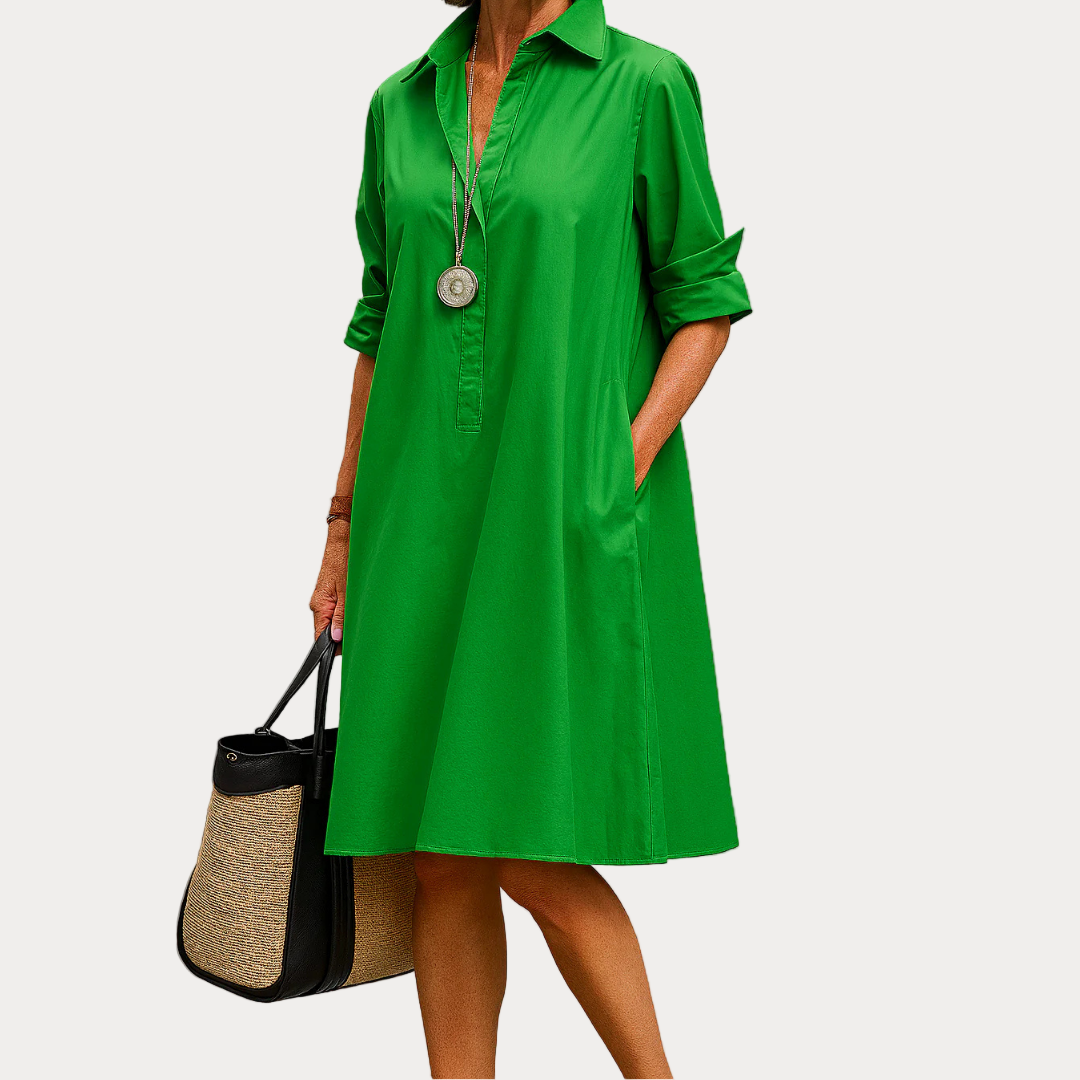 Julia™ - Midi Shirt Dress