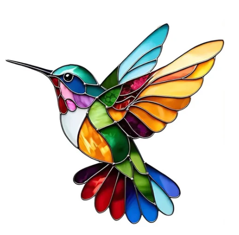 Elegant Multicolour Hummingbird Neckalce