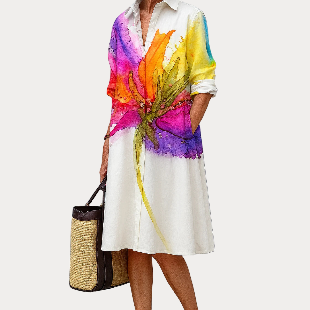 Julia™ - Midi Shirt Dress