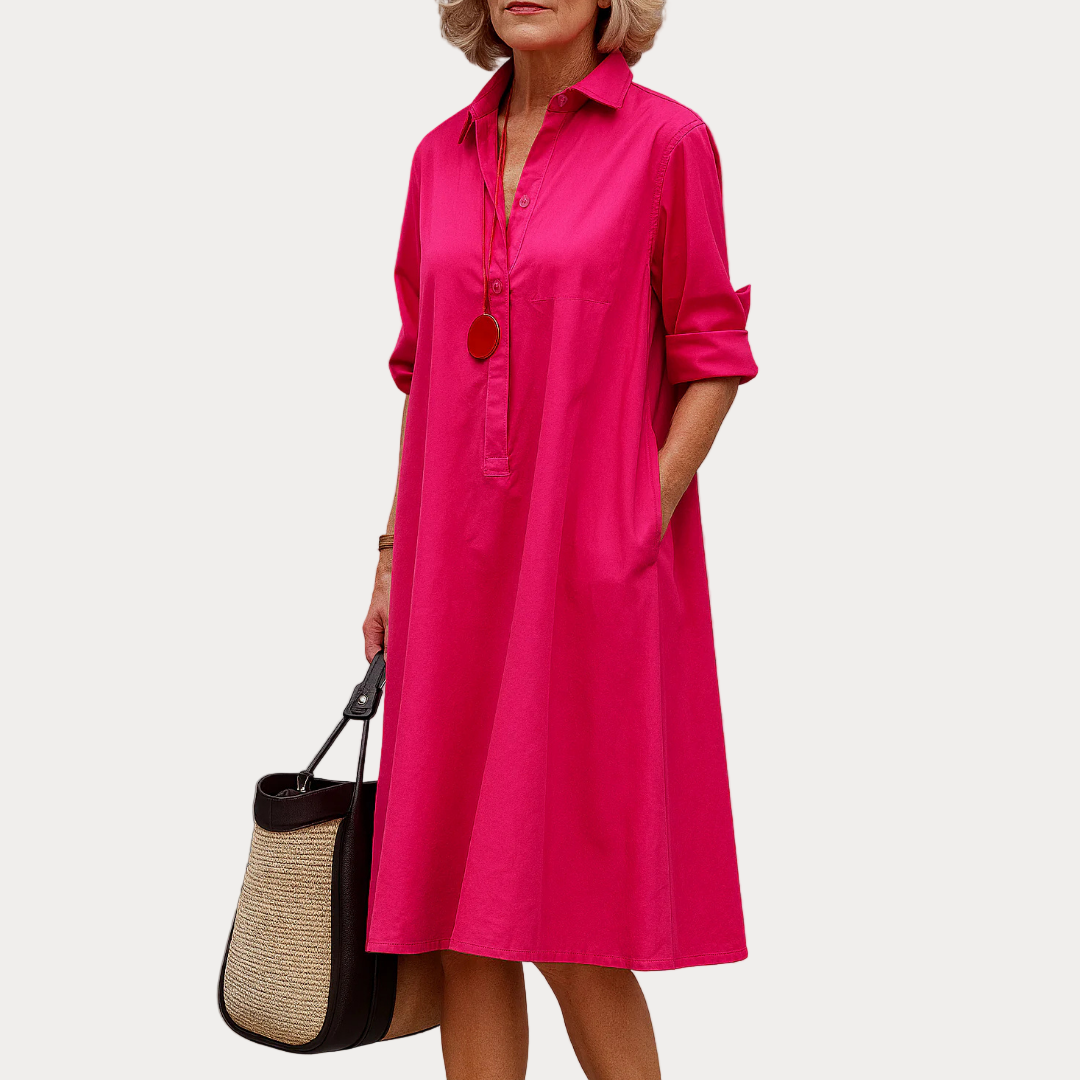 Julia™ - Midi Shirt Dress